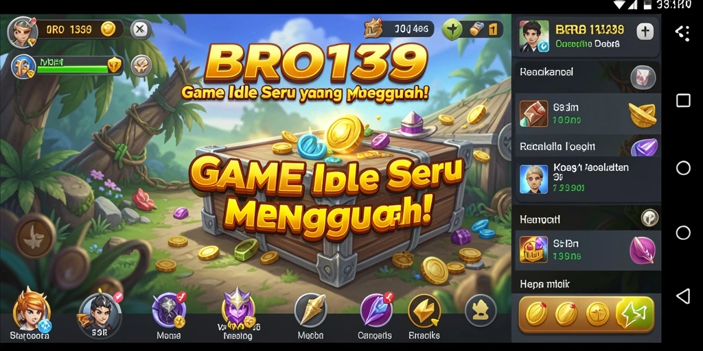 Tampilan menarik dan gameplay yang menenangkan dalam BRO138.