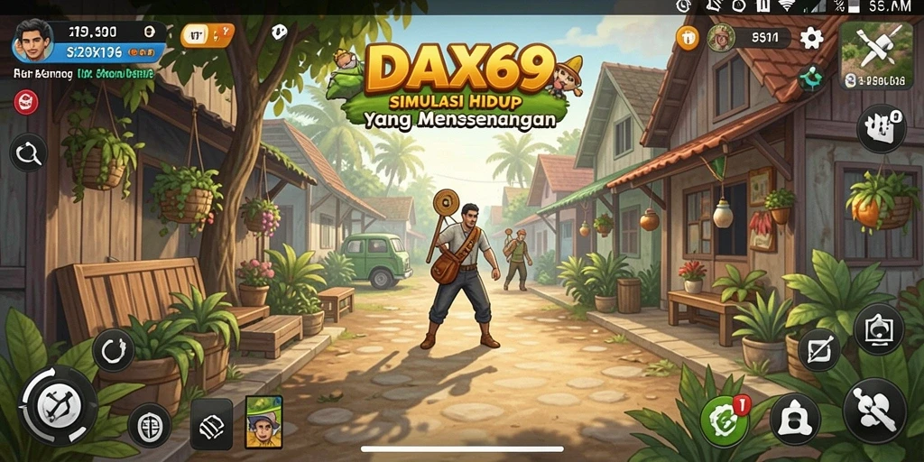 Screenshot DAX69 menampilkan gameplay simulasi yang menarik dan interaktif.