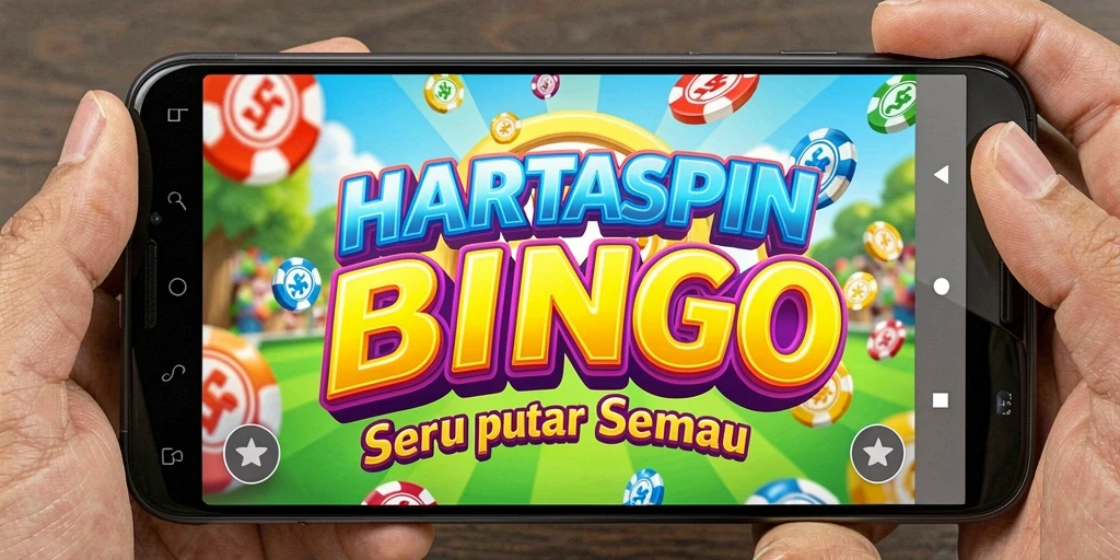 Gameplay menarik HARTASPIN saat bermain Bingo online.