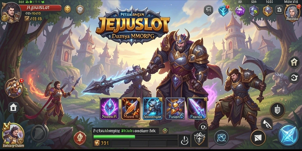 Screenshot gameplay dari JEJUSLOT menampilkan aksi pertarungan yang seru.