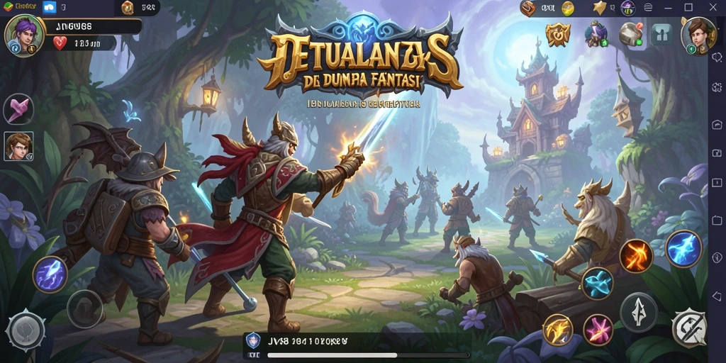 Tampilan gameplay RPG JV88 yang mendebarkan dan penuh aksi.