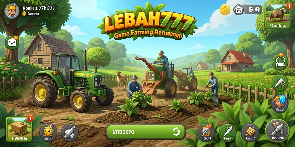 Gameplay seru dalam bertani dan memelihara hewan.