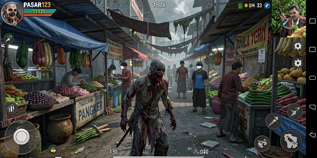 Gameplay PASAR123 yang menakutkan dan menegangkan.