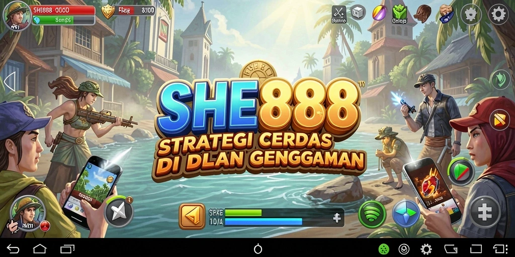 Tampilan gameplay SHE888 yang seru dan strategis.