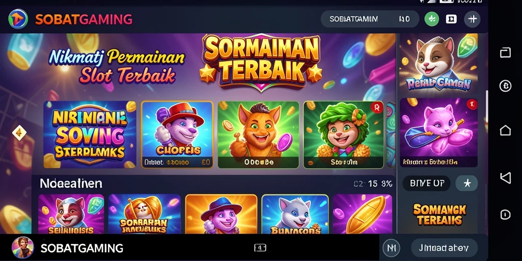 Tampilan menarik dari gameplay Slot SOBATGAMING.