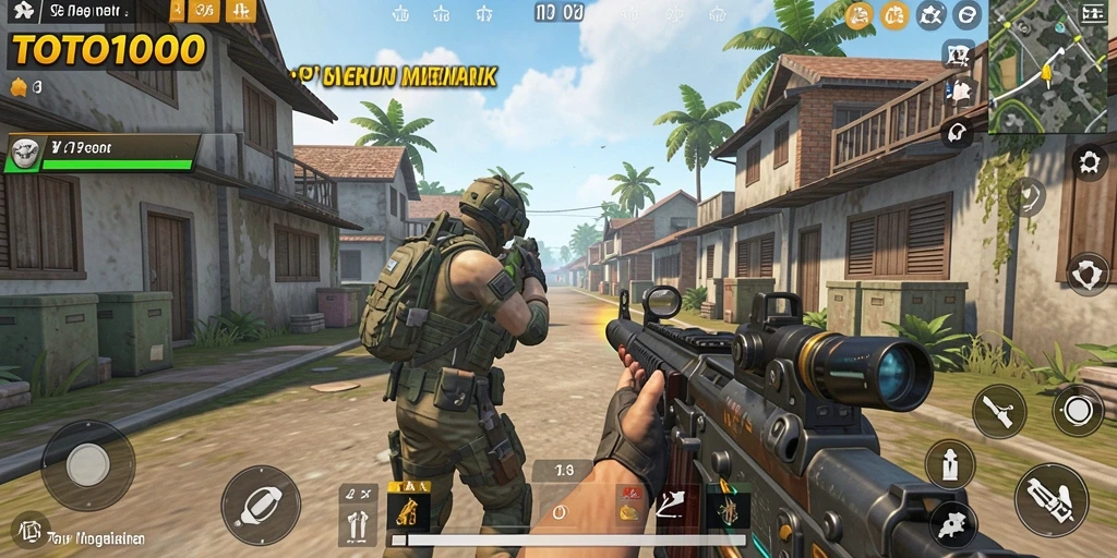 Tampilan gameplay TOTO1000 yang menegangkan dan seru.