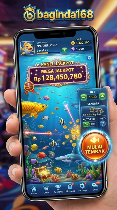 Tampilan antarmuka 'baginda168' yang user-friendly.